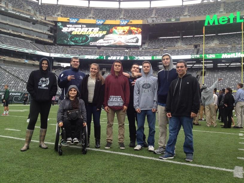 Marketing Class Attends First Annual Jets Business Day