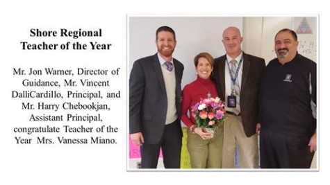 Mrs. Vanessa Miano, Teacher of the Year