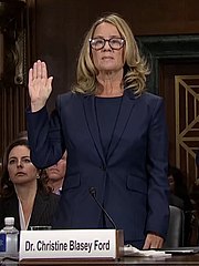 Ford and Kavanaugh testify in monumental moment